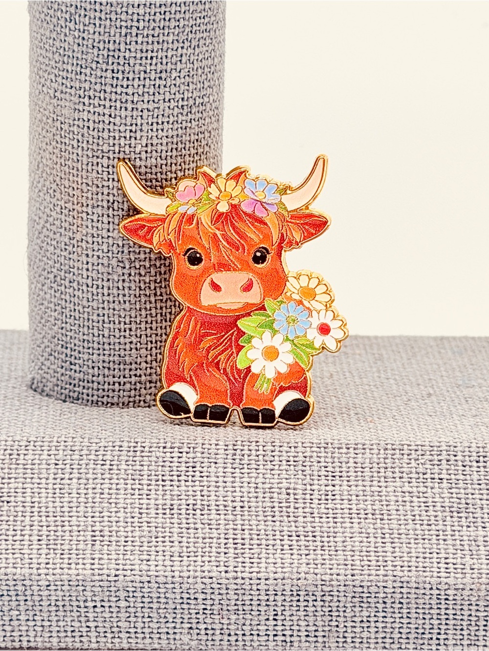 Highland Cow Pin